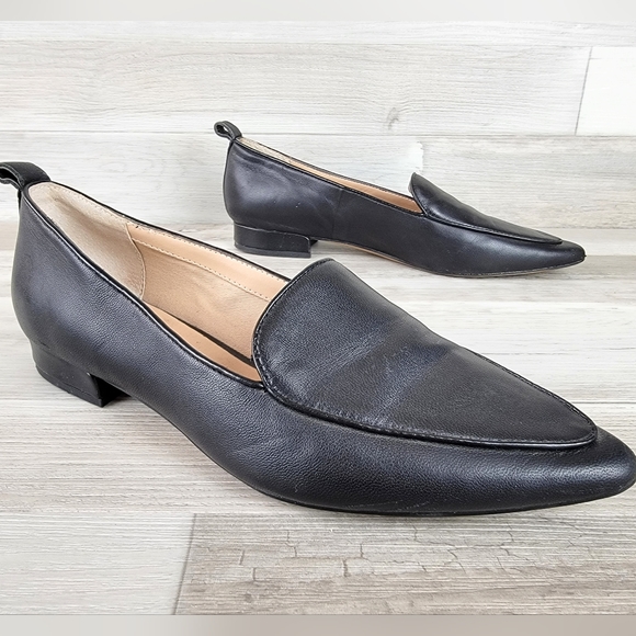 franco sarto studio pointy toe loafer